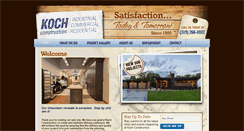 Desktop Screenshot of kochconstruction.org